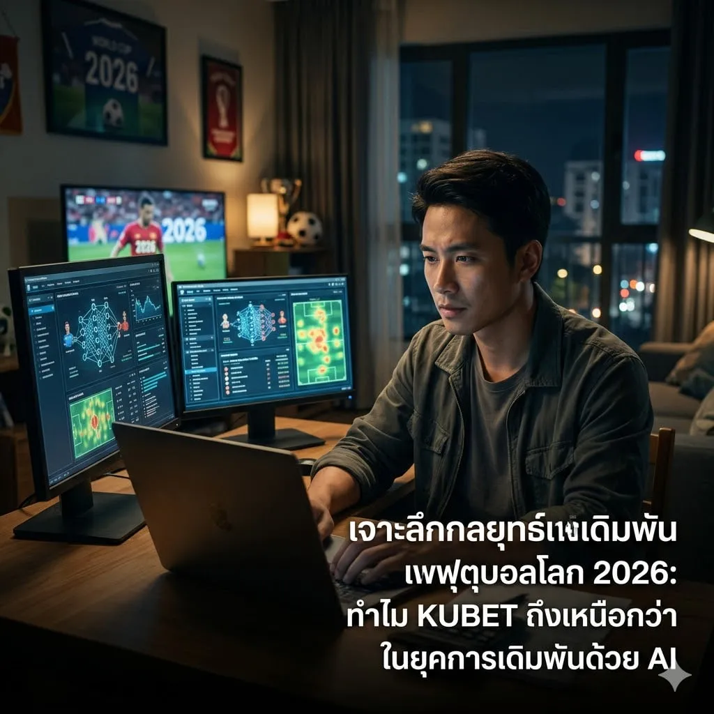 เจาะลึกกลยุทธ์เดิมพันฟุตบอลโลก 2026: ทำไม KUBET ถึงเหนือกว่าในยุคการเดิมพันด้วย AI
